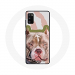 &Uuml;mbris Samsung Galaxy S20 Brown Pitbull Dogile