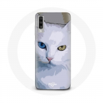&Uuml;mbris Samsung Galaxy A50 T&uuml;rgi kaubikule Cat blue eye and yellow eye