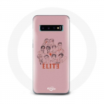 &Uuml;mbris Samsung Galaxy S10 Edge Elite 5. hooaja plakatitegelaste Fanart logo jaoks