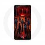 &Uuml;mbris Huawei P8 Stranger Thingsi plakatimeeskondade f&auml;nnikunsti 4. hooaja jaoks