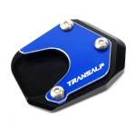 LOGO TRANSALP CNC alumiiniumist mootorratta k&uuml;lgjalami alusplaat Jalami pikendus Honda XLV 600 650 700 TRANSALP jaoks New Blue blue