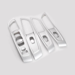 Decorative sticker for automobile door lifter panel for Renault Koleos Samsung QM6 2016-2023 ABS silver white