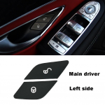 Black Car Door Lock Switch Button Sticker For Mercedes Benz C E S class GLC W205 W213 X253 Vito W447 W222 Car Accessories For Vito 2015-21