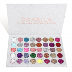 CAKAILA 40 Color Glitter Powder Sequin Curry Cream Diamond Glitter lauv&auml;rvipalett 198g