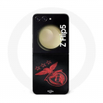 Coque Samsung Galaxy Z Flip5 slb benfica fond noir