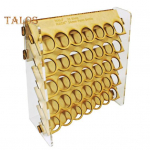 V&auml;rviorganisaator kunstnikele 34 mm &uuml;mmarguste pigmentpudelite hoiuriiul 35 auguga Lihtne kokkupanek Stabiilne v&auml;rvijaama hoidik Korraldaja Stend k&auml;epidemega