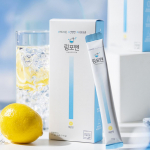 LINGPOTEN Thirst Quencher Instant Powder Sticks Taurine, Glucose, Vitamin C, Low Calorie Korean Sport Energy Drink 11g x  10pcs sinine