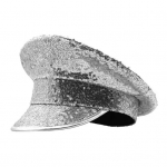 Performance Sequin Hat Unisex Lightweight Party Cosplay Seersant Cap Festival Photo Prop Naised Mehed Kapten S&uuml;nnip&auml;eva Meremehe M&uuml;ts h&otilde;be