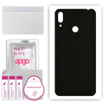 apgo Protective Skin Sticker for the back compatible with Huawei Y7 (2019), Wrap Film, Foil, Vinyl - Pattern Matrix