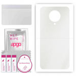 apgo Protective Skin Sticker for the back compatible with Xiaomi Poco F2 Pro, Wrap Film, Foil, Vinyl - Pattern Matte Transparent