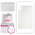 apgo MATTE Protective Skin Sticker for the back compatible with Doogee T20mini, Wrap Film, Hydrogel Film, Flexible, Soft TPU with positioning layer ea