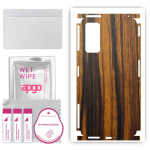 apgo Protective Skin Sticker for the back+sides compatible with Xiaomi Poco F4 GT, Full Wrap Film, Foil, Vinyl - Pattern Tigerwood