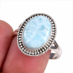 Natural Republic Larimar v&auml;&auml;riskivi 925 prooviga h&otilde;be kingitus s&otilde;rmus S.9 U8H19