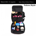 Kvaliteetne professionaalne meigikohver naiste ilu k&uuml;&uuml;nelakk kosmeetikakohver reisimiseks suure mahutavusega hoiukotid kohvrid meigi jaoks