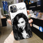 Soft Phone Coque telefonile iphone 11 12 13pro max 5s SE 2020 6s 7 8plus x xs xr xsmax 12 13 MINI &uuml;mbrised Mobiilikaane &uuml;mbris Demi Lovato Iphone 5 5S