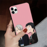 Yuri j&auml;&auml;l anime telefoni&uuml;mbris iPhone 12 11 13 7 8 6 s plus x xs xr pro max mini jaoks iphone 11 pro