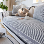 Puuvillane J&auml;medakoeline Riie Libisemiskindel Diivanikate Moodne Nurga Kate Diivanikatted Elutuba Triibuline Diivanir&auml;tik T&auml;ispuidust Diivanikate 70x70cm 1pcs