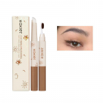 New double-headed eyebrow crayon, natural shaping, waterproof, sweat-proof, non-removing makeup, wild eyebrow makeup with clear roots 3.6g