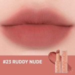 Rom&nd Zero MATTE LIPPLICK, P&uuml;siv, Jumestus, Kbeauty, Korea kosmeetika, n&auml;idis #23 Ruddy Nude