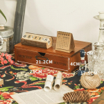 1 komplekt Vintage kodukontori lauaahi, maal&auml;hedane riietuspuit, lauaplaat, virnastatav igap&auml;evane hoiuruum 1 layer