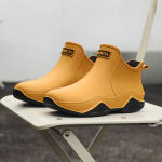 Naiste vihmaga kalossid PVC isolatsiooniga kummist kingad veekindlad t&ouml;&ouml;vihmasaapad Moodsad &uuml;hev&auml;rvilised libisemiskindlad aiasaapad 39