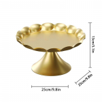 1 tk koogialus, metallist koogihoidja, &uuml;mmargune vitriin Koogialus Peotarbed magustoidualus S