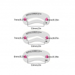 24 Styles Kulmude kujundamise &scaron;abloonid Hoolduse &scaron;abloon Meigikujundaja naistele Powder tube--06# fresh purple