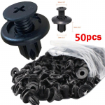 100 t&uuml;kki 8mm plastneedid, kinnitusdetailid, kruvid, auto kaitserauad, porilauad, mustad needid, auto kinnitusklambrid