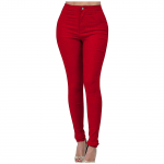 Naiste vabaaja p&uuml;ksid Slim Fashion Fit Elastsed Teksad P&uuml;ksid Pliiatsp&uuml;ksid XXL