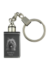 Australian Terrier, Aussie - Crystal key ring with dog photo, illuminated key ring, unique gift by Art-Dog brand