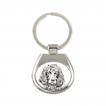 Boykin Spaniel, Swamp Poodle - keychain with a dog, keychain with a print, personalized pendant from the Art-Dog brand