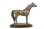 Australian Stock Horse I - horse figurine, horse silhouette on wood, prestigious award in the Art-Dog brand competition