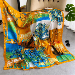 Nelja hooaja stiil 110 * 110 cm siidine sile kr&uuml;pteeritud brokaat suur kandiline sall sall &otilde;huke sall reisi p&auml;ikesekaitsekreem 110X110cm