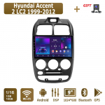 Android Carplay autoraadio Hyundai Accent 2 LC2 jaoks 1999-2012 Multimeediumipleier peaseade Stereo GPS Navigatsioon BT WIFI 4+64GB 1+16GB