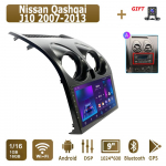 Android Carplay autoraadio Nissan Qashqai J10 2007-2013 multimeediumipleieri peakomplekti stereo GPS-navigatsioon BT WIFI 2+32GB 1+16GB,A