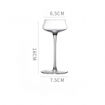 1/2 tk loomingulisi klaasist kokteiliklaase, isikup&auml;rastatud baari Martini klaase, margarita klaase, k&otilde;rgeid klaase, &scaron;ampanjaklaaside komplekt 120ml