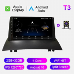 Autoraadio Android Auto Carplay jaoks Renault Megane 2 2002-2009 Multimeediumipleier peaseade Stereo GPS Navigatsioon BT WIFI 2+32GB 2+32GB