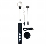 K&auml;eshoitav elektriline piimavahustaja vahustaja kodumunad kooresegisti joogisegisti vahumasin kohvisegisti USB laadimine k&ouml;&ouml;git&ouml;&ouml;riistad valge