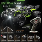 2024. aasta uus LYZRC 1:16 50KM/H 4WD RC auto LED-kaugjuhtimispuldiga autod Kiire Drift Monster Truck lastele m&auml;nguasja kingitus roheline