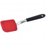K&uuml;psetusspaatliga kuumakindel pika k&auml;epidemega silikoonist kala segamis-praad K&ouml;&ouml;gis k&uuml;hvliga k&uuml;psetust&ouml;&ouml;riist punane