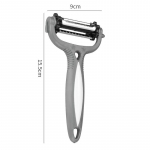 Mugav meloni vidina viilutamist&ouml;&ouml;riist K&ouml;&ouml;givilja-puuvilja-kartuli-porgandikoorija Multifunktsionaalne 360-kraadine p&ouml;&ouml;rlev k&ouml;&ouml;gil&otilde;ikur oranž