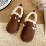 S&uuml;gis Talv Naiste Kingad Vabaaja Korterkingad Naiste Mokassiinid Pehmed Loaferid Mood Mugavus Soojad Pl&uuml;&uuml;sist Slip-on Naiste Puuvillased Kingad 35