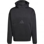 Adidas &Uuml;hev&auml;rviline Kapuutsiga Pikkade Varrukatega Kitsas Pullover Sviiter Meeste pealisr&otilde;ivad Must JE7537 S