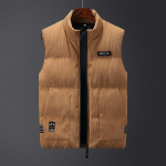 Corduroy Vest Meeste talvine p&uuml;stise kraega varrukateta vest L