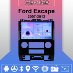 Autoraadio Android Auto Carplay Ford Escape 2007-2012 jaoks Multimeediapleier Peaseade Stereo GPS-navigatsioon BT WIFI 1+16GB 1+16GB blue