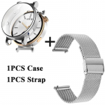 TPU &uuml;mbris + Milanese rihm Huawei kella GT 5 jaoks 46 mm 41 mm metallist k&auml;ev&otilde;ru roostevabast terasest rihm Huawei GT5 Pro jaoks 46 mm 42 mm Shell Correa kellarihm GT5 41mm h&otilde;be