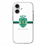 Coque Iphone 16 Plus scp sporting portugal fond blanc