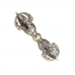 Dandiya Tiibeti budism Dorje Vajra Phurba deemoni nuia Feng Shui ornament Miss Trident 8.85X2.60X2.60CM kuldne