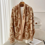 Luksuslik kaubam&auml;rk Cashmere Naiste lilleline sall Talvine soe sall ja m&auml;his Bandana Pashmina Naine Foulard Square Paks tekk Pont&scaron;o