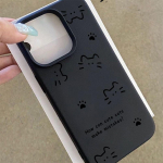 Telefoni&uuml;mbris iPhone 11 13 XR XS Max &uuml;mbrisele iPhone 12 14 15 16 Pro Max 12 Pro 15 Plus Nahast v&auml;rvitud veekindel kukkumis- ja kulumiskindel multikas iPhone 16 Pro Max valge